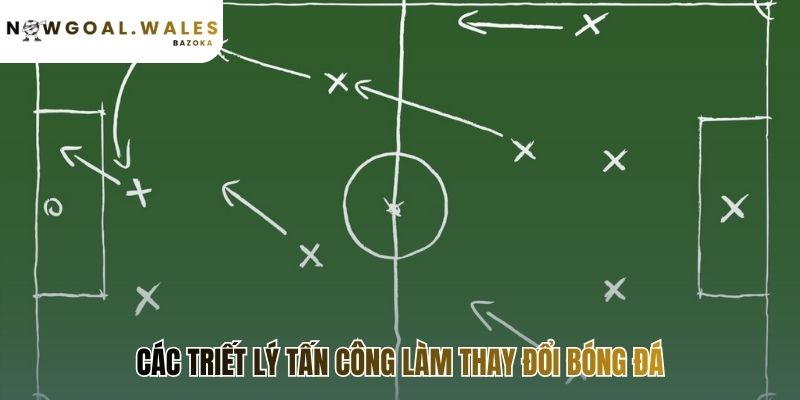 Sự thay đổi chiến thuật bóng đá qua các thời kỳ tôn vinh lối chơi tấn công